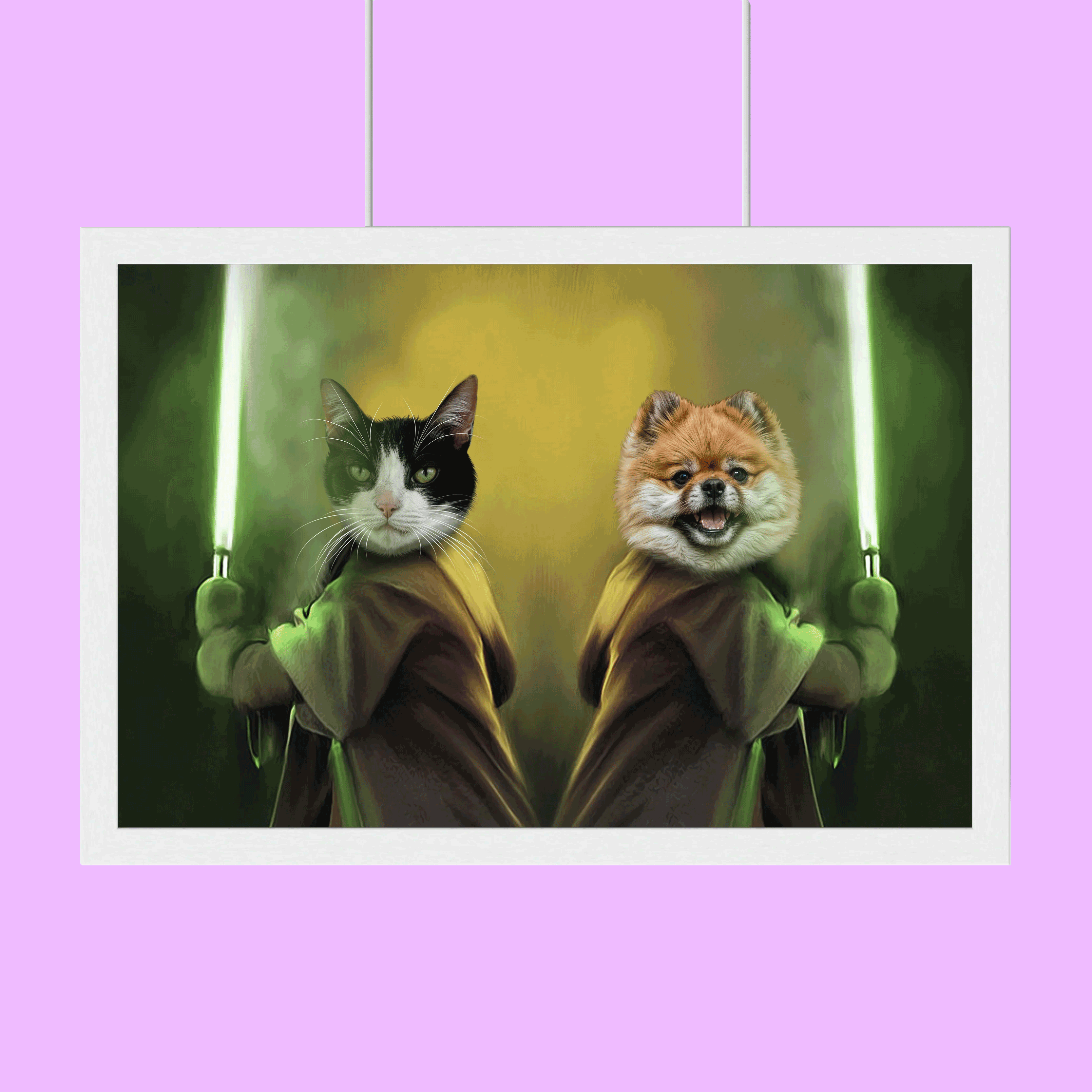 Jedi Paws – Galactic Multi-Pet Portrait